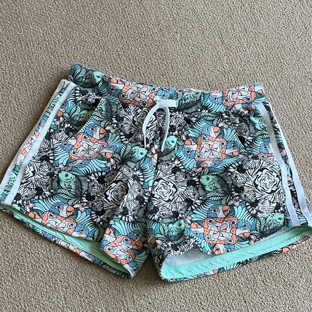 Animal Print Kid’s Adidas Shorts